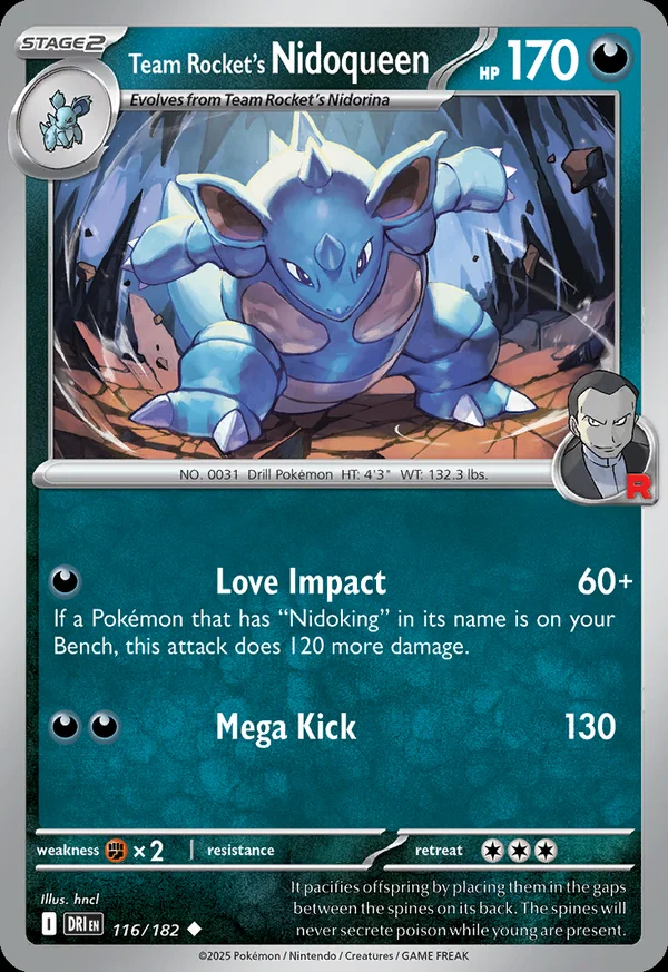 Team Rocket's Nidoqueen - 116/182