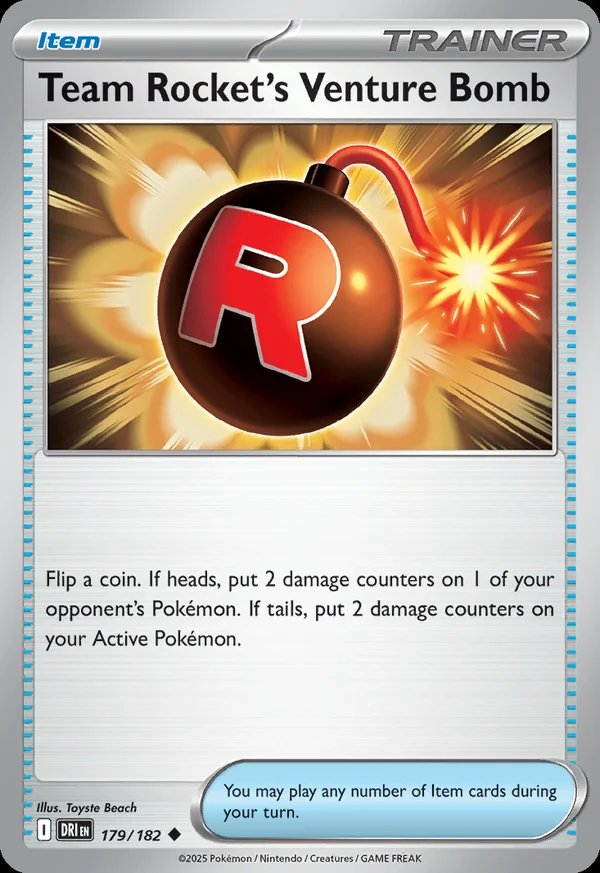 Team Rocket's Venture Bomb - 179/182
