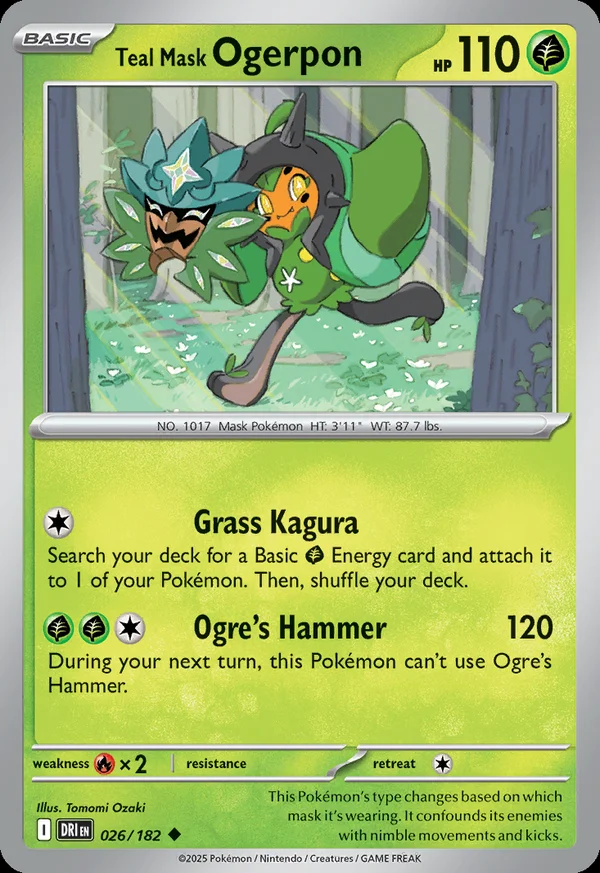 Teal Mask Ogerpon - 26/182