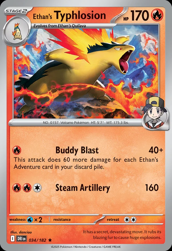 Ethan's Typhlosion - 34/182