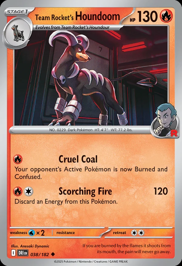 Team Rocket's Houndoom - 38/182