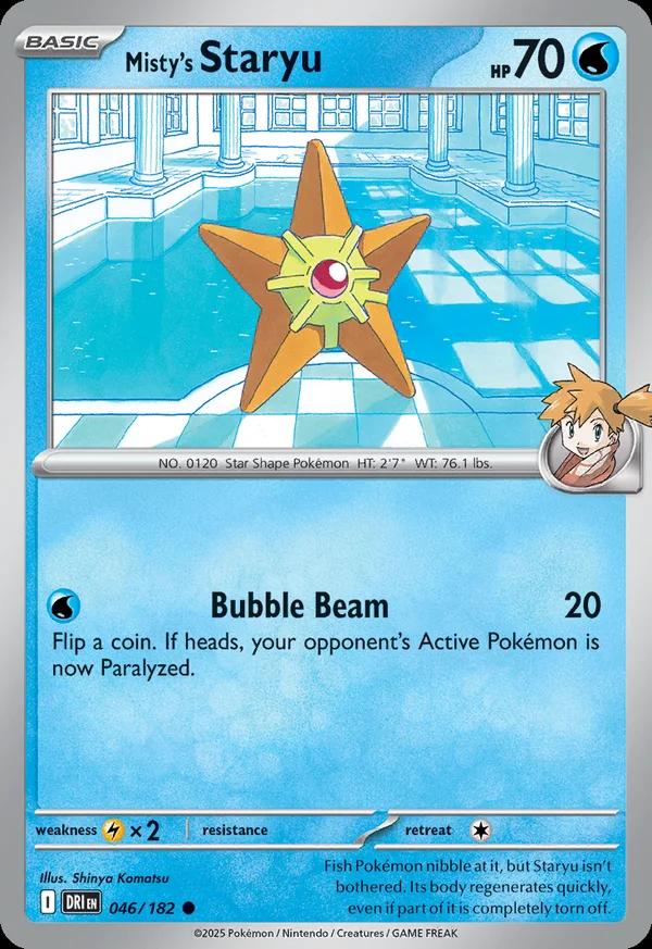 Misty's Staryu - 46/182