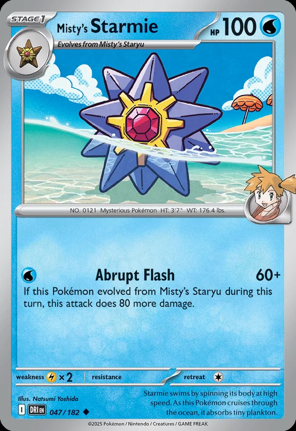 Misty's Starmie - 47/182