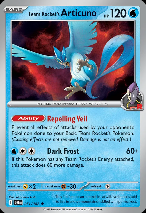 Team Rocket's Articuno - 51/182