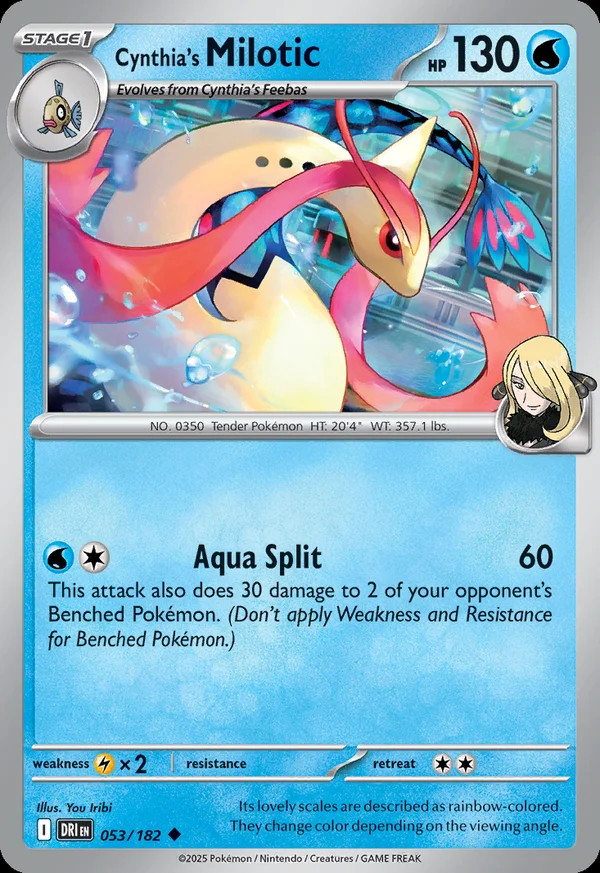 Cynthia's Milotic - 53/182