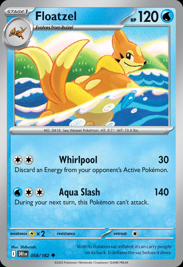 Floatzel - 58/182