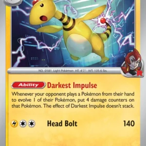 Team Rocket's Ampharos - 74/182