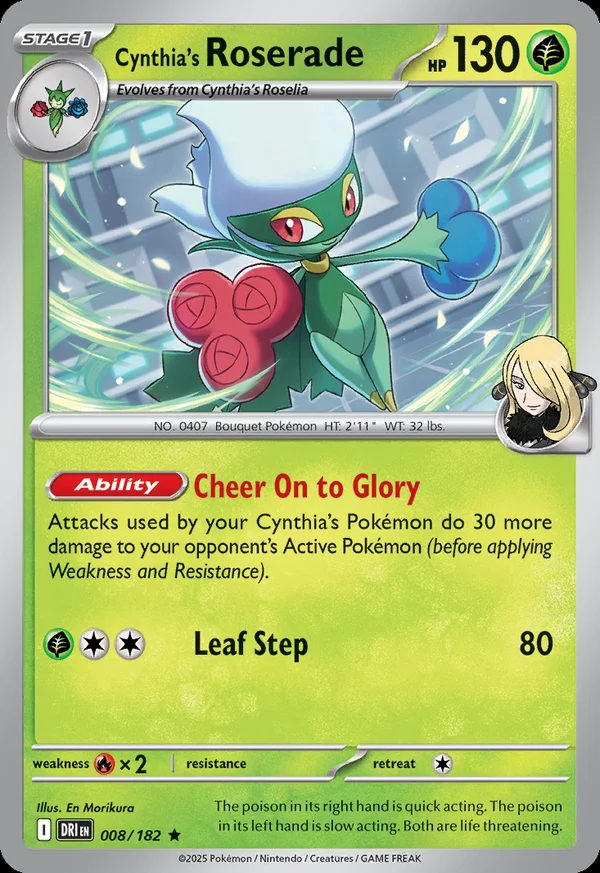 Cynthia's Roserade - 8/182