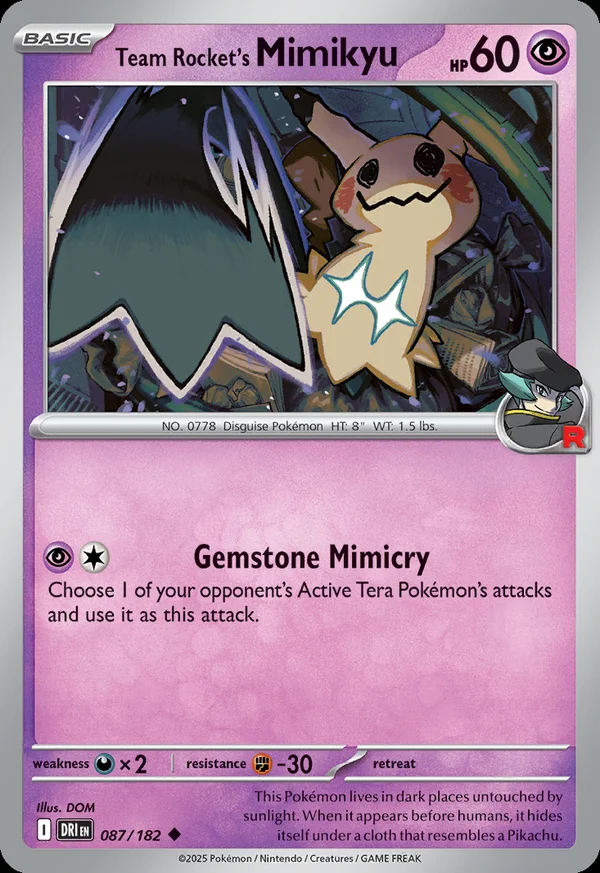 Team Rocket's Mimikyu - 87/182