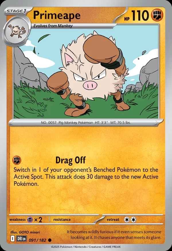 Primeape - 91/182