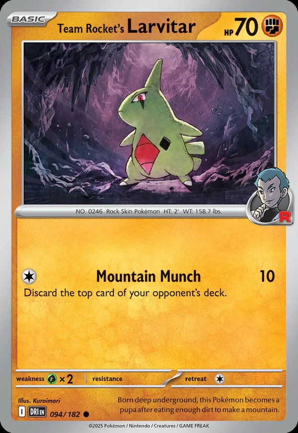 Team Rocket's Larvitar - 94/182