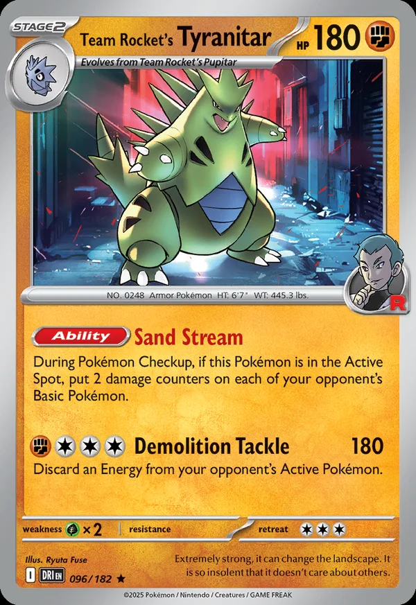 Team Rocket's Tyranitar - 96/182