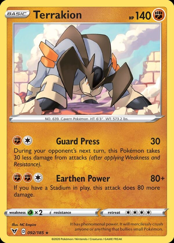 Terrakion - 92/185