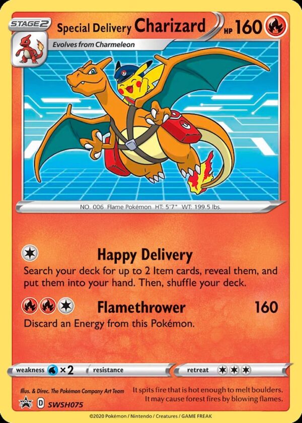 Special Delivery Charizard - SWSH075