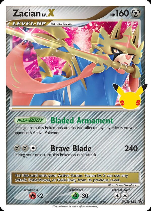 Zacian LV.X - SWSH135