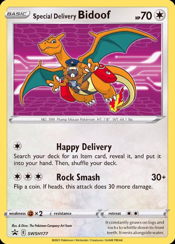 Special Delivery Bidoof - SWSH177