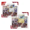 Blisters Pokémon TCG Scarlet & Violet: Destined Rivals con cartas promo de Zebstrika y Kangaskhan, cada uno con 3 sobres en inglés.