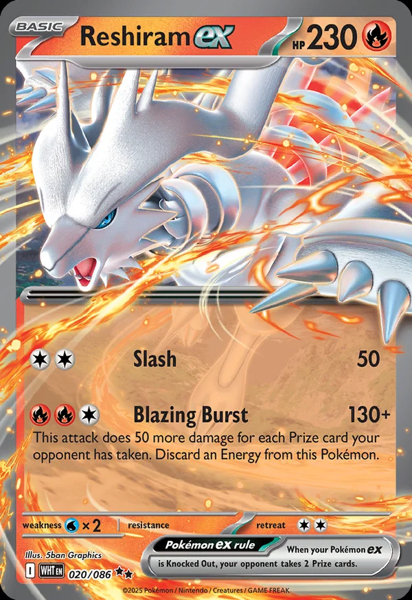 Reshiram ex - 20/086