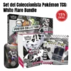 Imagen del Set del Coleccionista Pokémon TCG que incluye el White Flare Booster Bundle, una Mini Tin de Unova, la Unova Poster Collection y la Tech Sticker Collection, con un distintivo del 15% de descuento.