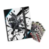 Carpeta temática de Zekrom junto a los 5 sobres de expansión Scarlet & Violet – Black Bolt