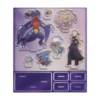 Hoja de standees acrílicos de Cynthia, Garchomp, Spiritomb y más.