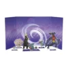 Standees y fondo de exhibición incluidos en la colección.