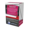 Vista trasera de la caja Pokémon TCG Scarlet & Violet—White Flare Booster Bundle con descripción del producto e información de la expansión White Flare.
