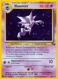 Haunter (6) - 06/62 (FOSSIL) (1st Edition Holofoil)
