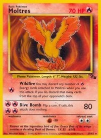 Moltres (27) - 27/62 (FOSSIL) (1st Edition)