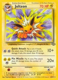 Jolteon (20) - 20/64 (JUNGLE) (1st Edition)