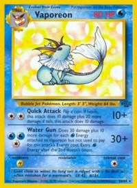 Vaporeon (28) - 28/64 (JUNGLE) (1st Edition)