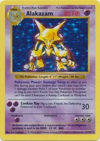 Alakazam - 001/102 (BASE SET (SHADOWLESS)) (1st Edition Holofoil)