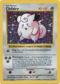 Clefairy - 005/102 (BASE SET (SHADOWLESS)) (1st Edition Holofoil)