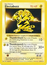 Electabuzz - 020/102 (BASE SET (SHADOWLESS)) (1st Edition)