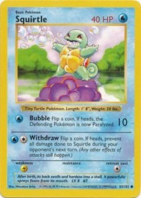Squirtle - 063/102 (BASE SET (SHADOWLESS)) (1st Edition)
