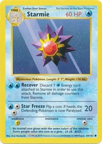 Starmie - 064/102 (BASE SET (SHADOWLESS)) (1st Edition)