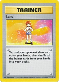 Lass - 075/102 (BASE SET (SHADOWLESS)) (1st Edition)