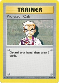 Professor Oak - 088/102 (BASE SET (SHADOWLESS)) (1st Edition)