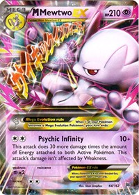 M Mewtwo EX (64) - 64/162 (XY - BREAKTHROUGH) (Holofoil)