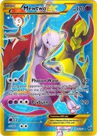 Mewtwo EX (163 Secret Full Art) - 163/162 (XY - BREAKTHROUGH) (Holofoil)