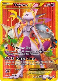 Mewtwo EX (164 Secret Full Art) - 164/162 (XY - BREAKTHROUGH) (Holofoil)