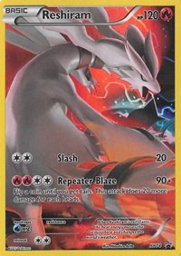 Reshiram (Full Art Promo) - XY74 (XY PROMOS) (Holofoil)