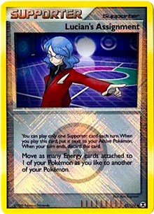 Lucian's Assignment - 92/111 (League Promo) - 092/111 (LEAGUE & CHAMPIONSHIP CARDS) (Reverse Holofoil)