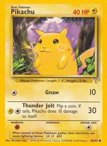Pikachu - 58/102 (E3 Stamped) - 058/102 (MISCELLANEOUS CARDS & PRODUCTS) (Normal)