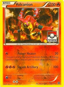 Volcanion - 25/114 (Pokemon League) - 025/114 (LEAGUE & CHAMPIONSHIP CARDS) (Reverse Holofoil)