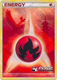 Fire Energy - 89/95 (Play! Pokemon) - 089/095 (LEAGUE & CHAMPIONSHIP CARDS) (Holofoil)