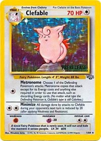 Clefable (Prerelease) - 01/64 (WOTC PROMO) (Holofoil)