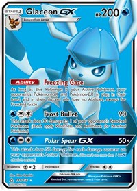 Glaceon GX (Full Art) - 141/156 (SM - ULTRA PRISM) (Holofoil)