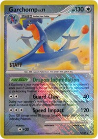 Garchomp - 5/147 (Championship Promo) [Staff] - 005/147 (LEAGUE & CHAMPIONSHIP CARDS) (Reverse Holofoil)