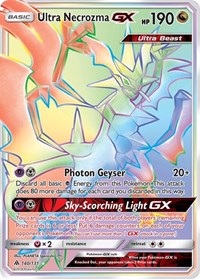 Ultra Necrozma GX (Secret) - 140/131 (SM - FORBIDDEN LIGHT) (Holofoil)